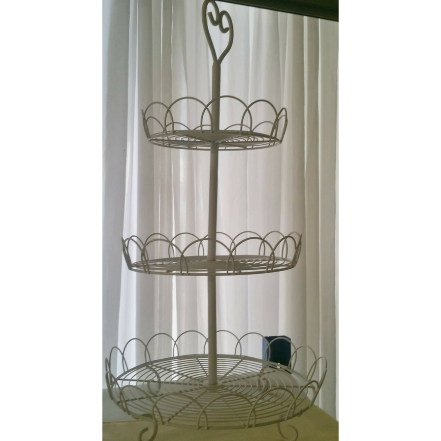 filagree cake stand